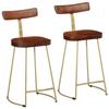 VidaXL Bar Stools Set of 2 49x43x88 Cm Solid Mango Wood 4013519