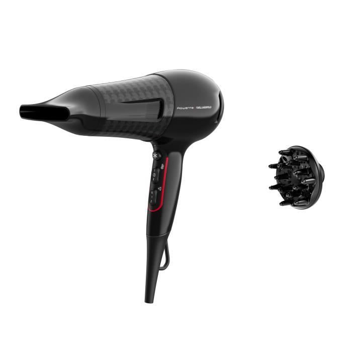 Sèche-cheveux - ROWENTA - POWERLINE CV591LF0 - 2300 W - Noir - Ioniseur d'air