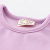 Spring Casual Dress for Baby Cotton Solid Long Sleeve Dress Infant Girl Clothing