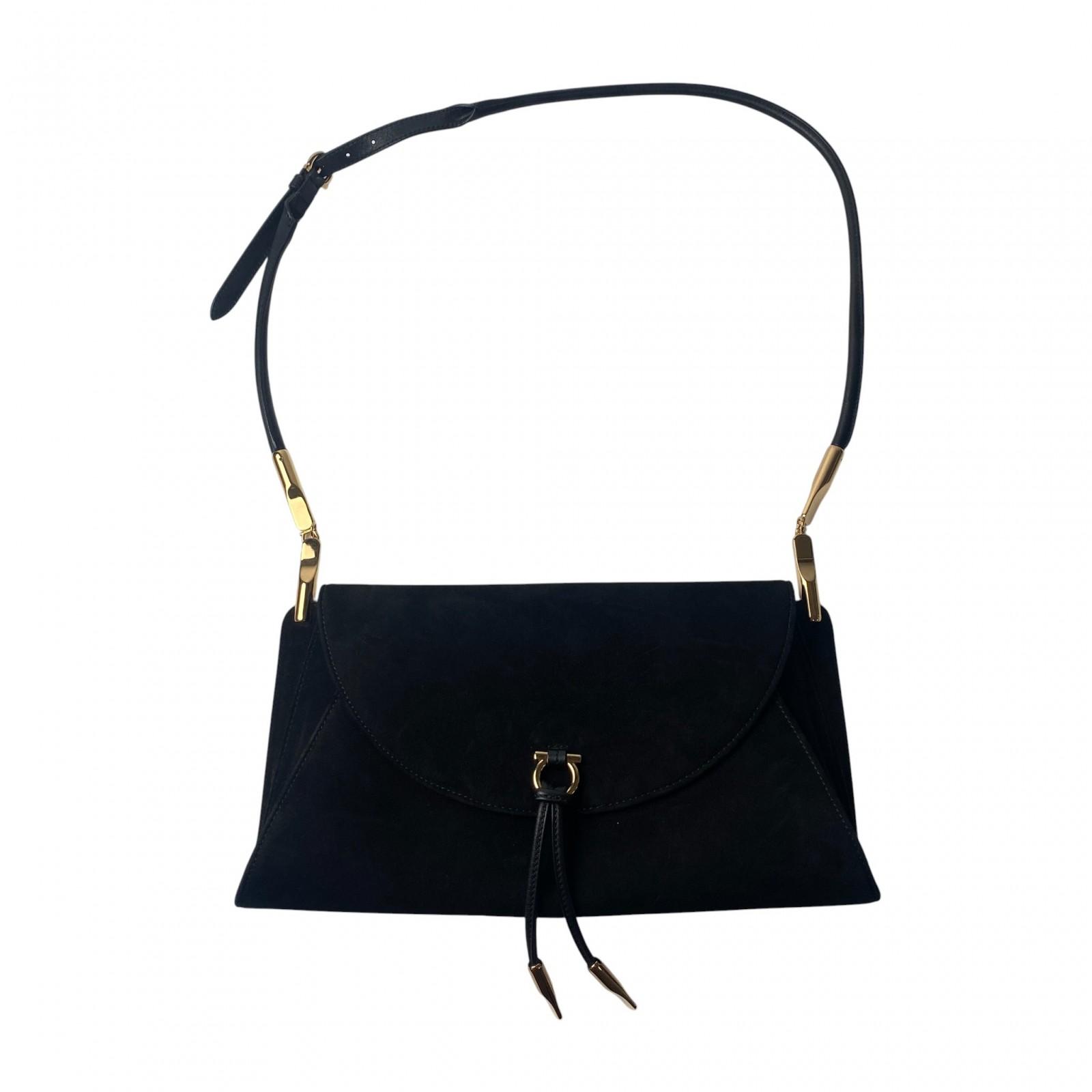 

Used Salvatore FerragamoShoulder Bag black Suede Women