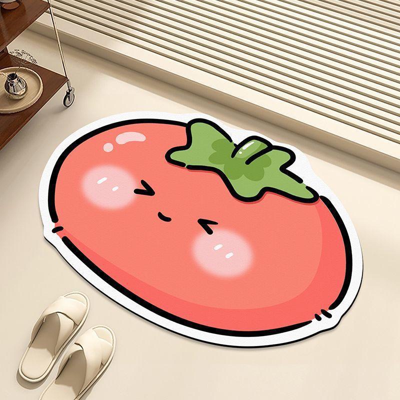Cartoon Bathroom Mat Anti Slip and Dirt Resistant Easy To Maintain