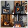 16 Blades Heat Powered Fireplace Fan Double Sided Log Wood Burner Ecological Efficient Home Heat Distribution Quiet Stove Fan