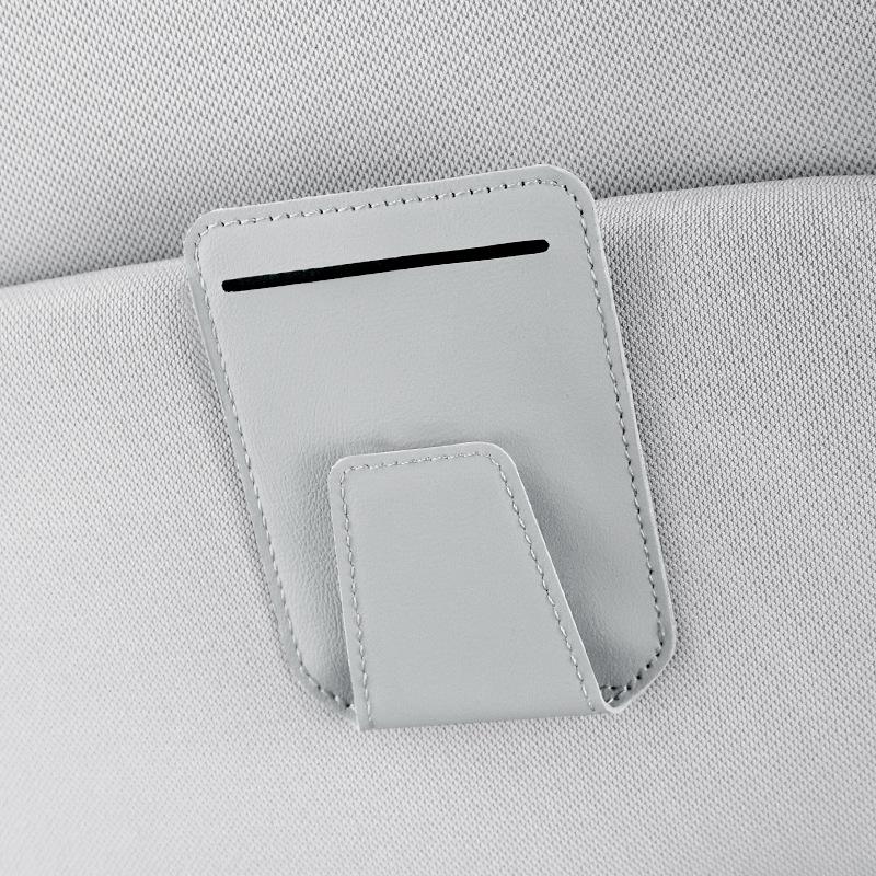 Multifunctional Car Sun Visor Sunglasses & Card Holder Clip