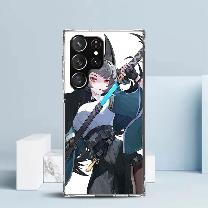 Hoshimi Miyabi Zenless Zone Zero ZZZ Soft Cover for Samsung Galaxy S25 Edge S26 S24 S23 Ultra Phone Case S22 S21 Plus S20 FE Pri