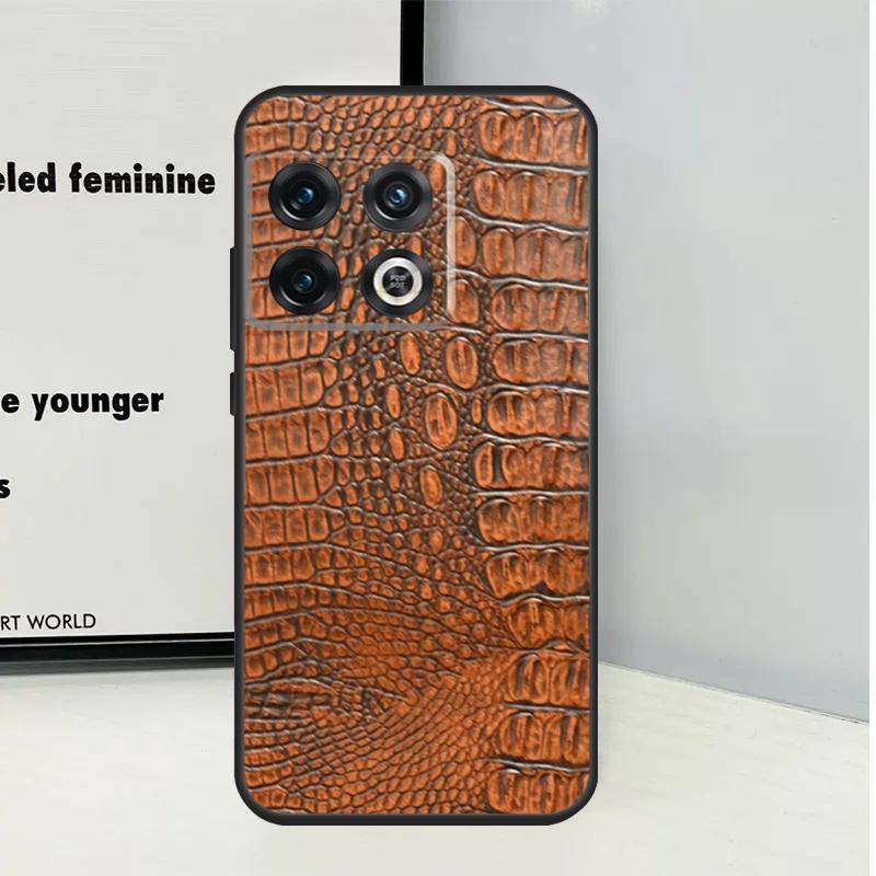 Krokodilmuster-Druck Für OnePlus Nord 5 CE 4 2 3 Lite N20 N30 Hülle Für OnePlus 13R 13 12 11 9 10 Pro 10T 12R 13T
