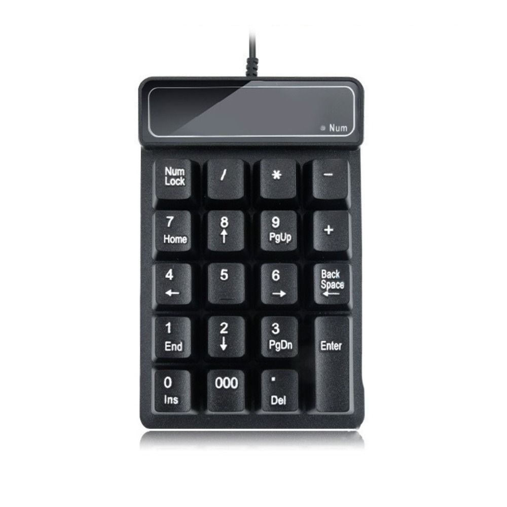 Mechanical Feel 2.4G Wireless Numeric Keyboard Wired Keyboard Mini USB Numeric Keypad  Notebook
