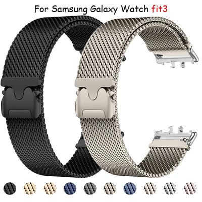 Milanese Loop Band For Samsung Galaxy Watch Fit 3 Magnetic Strap For Watch Fit 3 Wristband Replacement Metal Strap Accessories