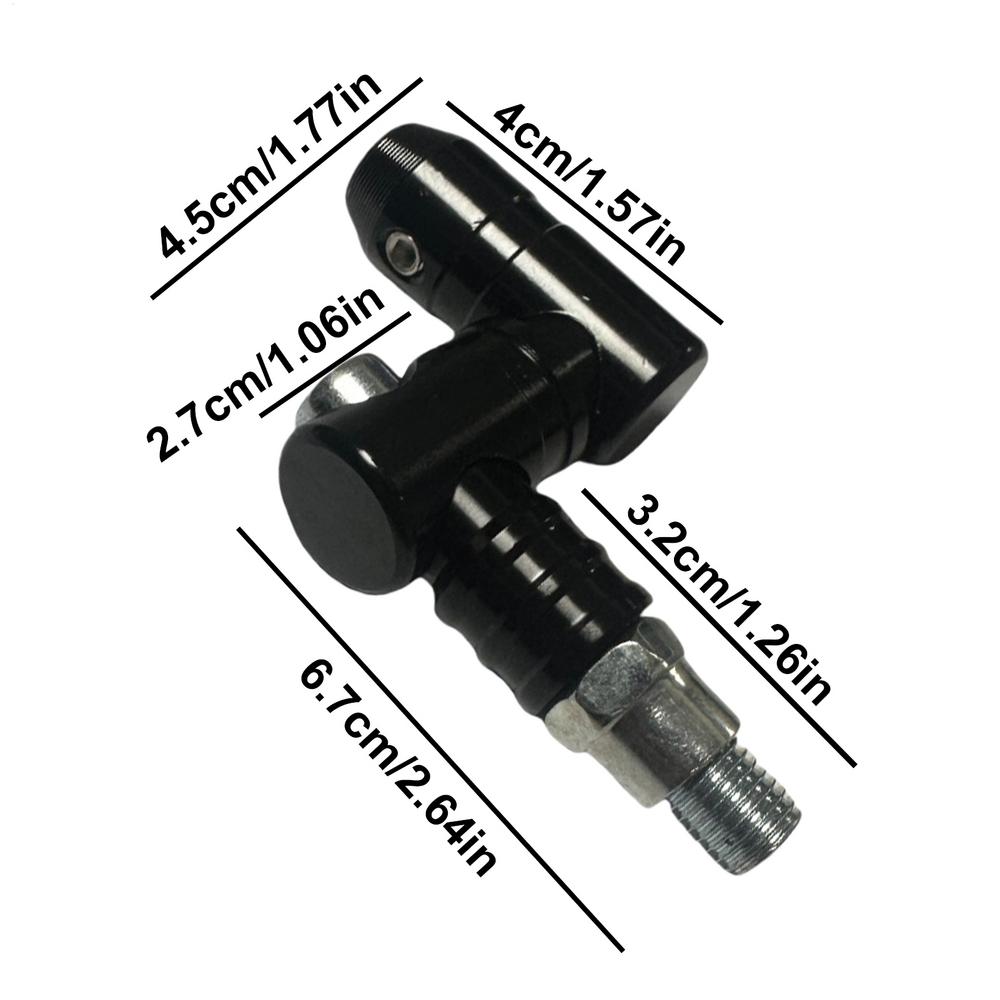 

Motorcycle Mirror Extenders 2 Pieces Motorcycle Mirror Risers Extending Aluminum 360 Degree Adjustable Parts For Outdoor Riders