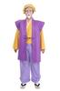 Clearstone Purple Japanese Costume for Halloween Men's Komon-sama