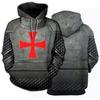 Templar Knights Unisex Cosplay 3d Print Pullover Casual Sweater Sweatshirt Top