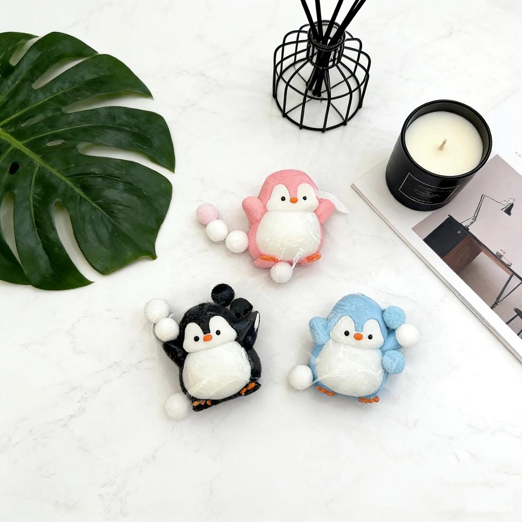 1 Stück Süßes Pinguin Quetschspielzeug, Weiches Dehnbares Stressabbau-Spielzeug, Nicht Verformbares Knet-Fidget für Kinder Erwachsene, Party-Mitgebsel Geschenk