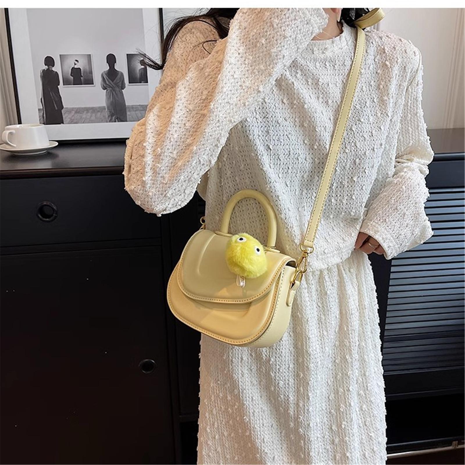 

Женские повседневные сумки через плечо из искусственной кожи, модная женская сумка через плечо жёлтый