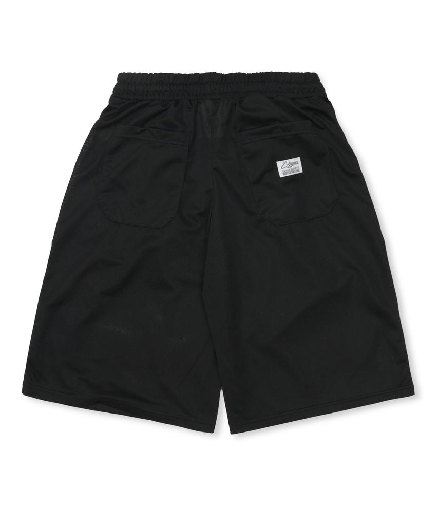 STIGMA Mesh Wide Bermuda Pants Black