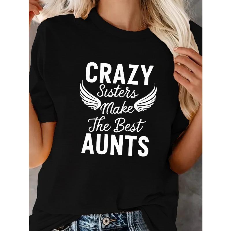 sisters aunts women s comfit t-shirt S чёрный