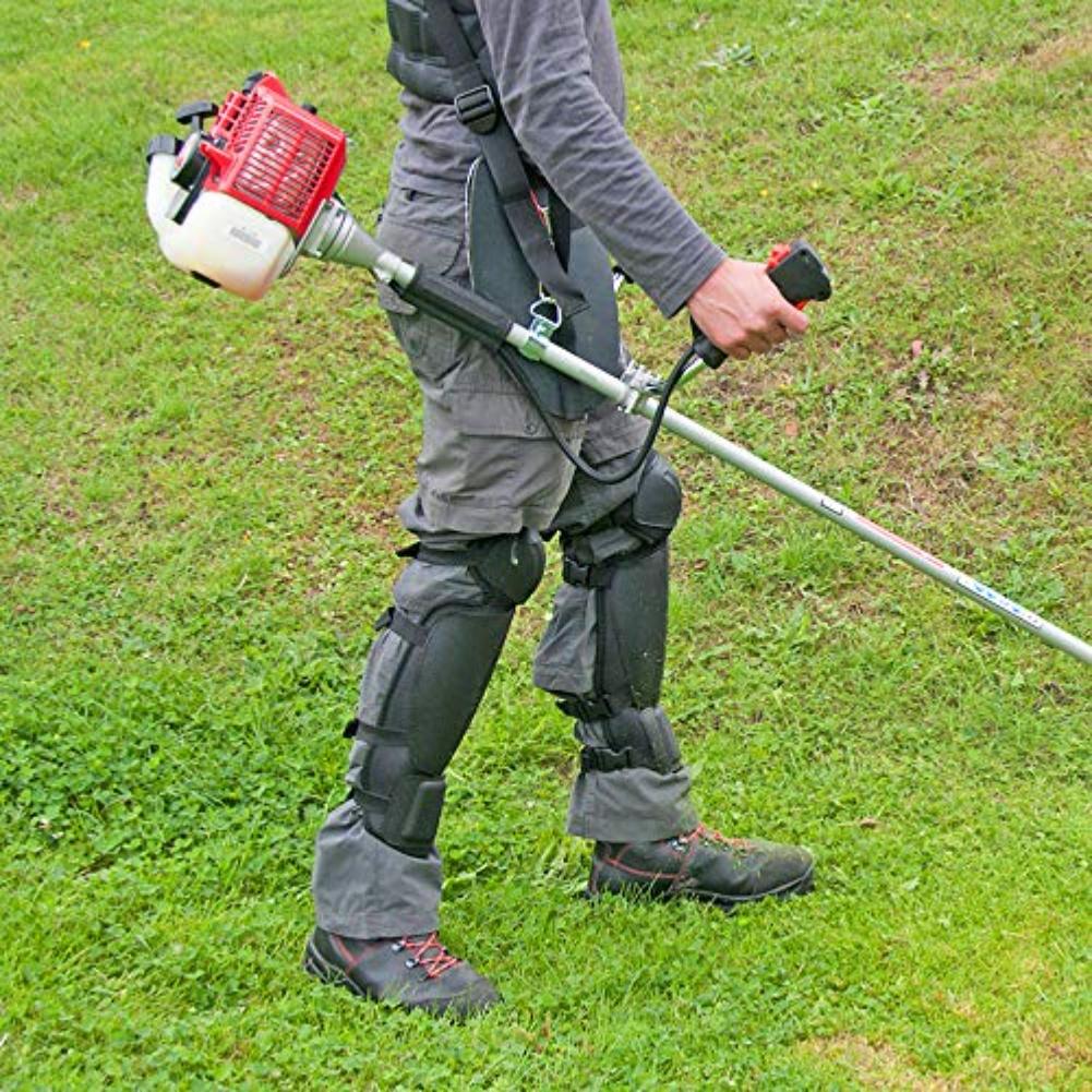 Lightweight Garden Knee Pads with Polyethylene Outer Shell Adjustable Buckle Straps for Comfortable Leg Protection