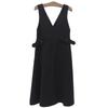 ADORE Excellent condition side-belted jumper skirt dress, women's, black, size 38, 531-9240811 dress 38 blackUsed