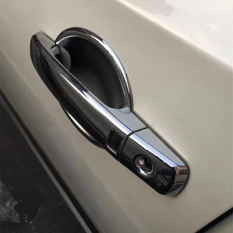 For Nissan Qashqai j10 2007 2008 -2010 2011 2012 2013 ABS Chrome Door Handle Cover Trims Door Bowl Frame Sticker Car Accessories