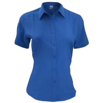 Womens/Ladies Wicking Short Sleeve Work Shirt