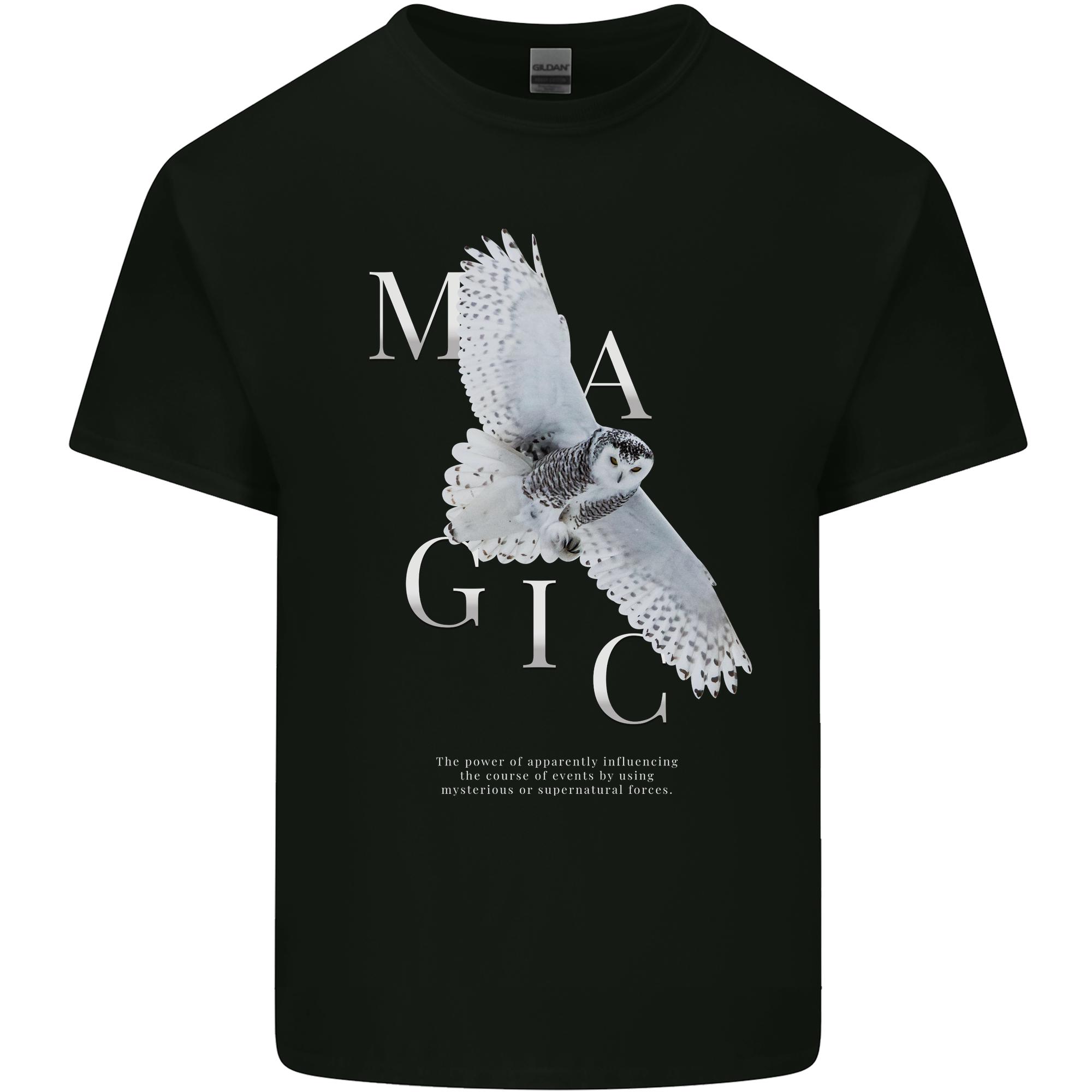 Owl Magic Unisexs Light Cotton TShirt S