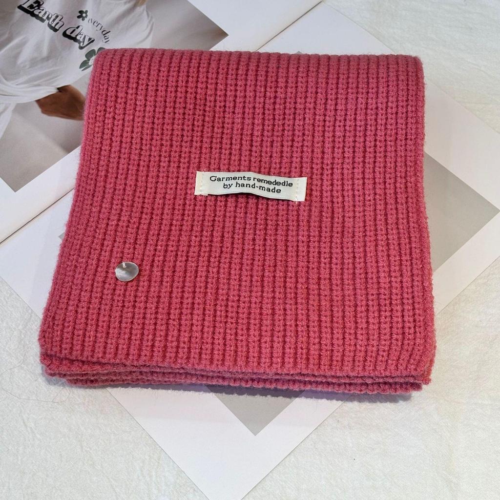 2025 Herbst/Winter Damen Vielseitiger Wollstrickschal - Weich, Warm und Stilvoll Hochwertiger Nackenwärmer