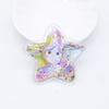 12Pcs 50mm Printed Colorful Star Sequins Appliques for DIY Girl Headwear Clips Bow Pendant Decor Accessories Clothes Patches