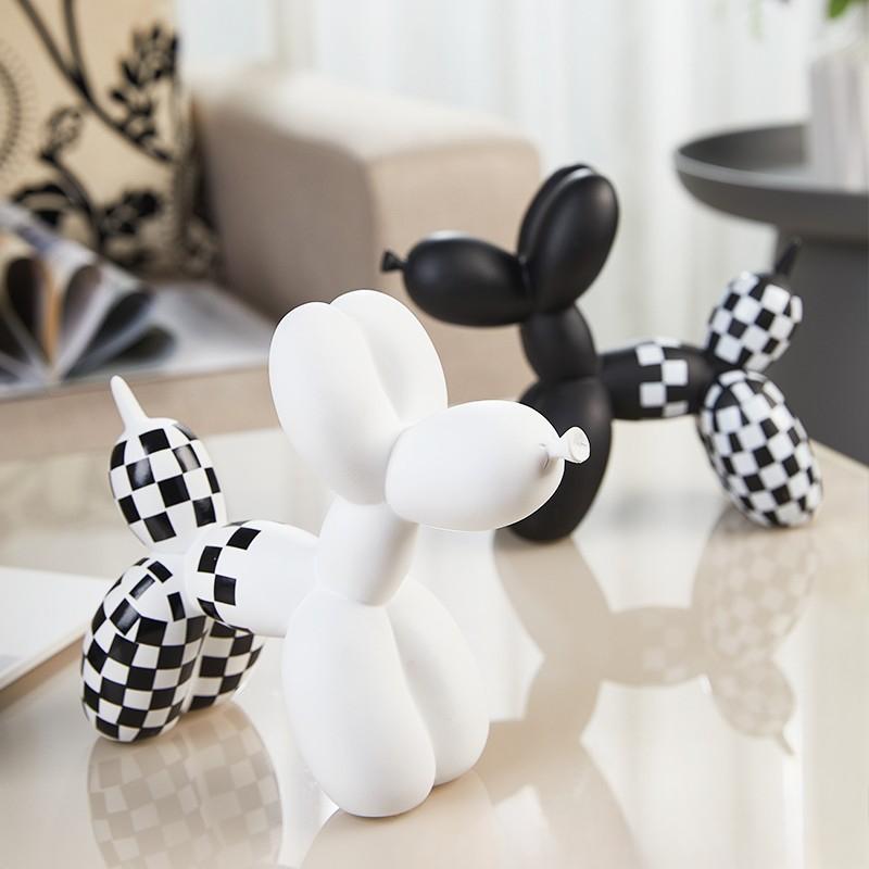 Nordic Balloon Dog Ornaments Creative Living Room Entrance TV Wine Cabinet High-end Home Decoration Gift