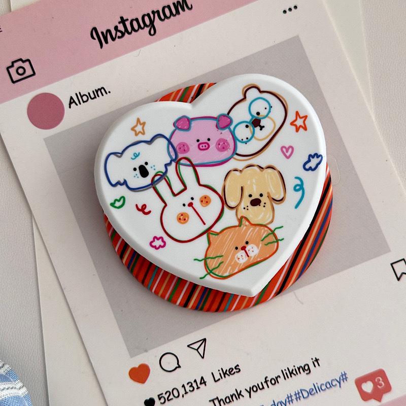 

Graffiti Color Rabbit Magnetic Phone Bracket with Strong MagSafe Adsorption
