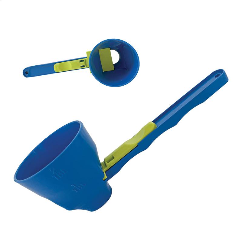 1pc Durable PP Material Protein Powder Scoop - Sliding Funnel for Milk & Supplements, Kitchen Gadget for All Occasions