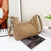 Women Corduroy Large Capacity Stylish Crossbody Bag Adjustable Strap Tote Handbag Trendy Satchel Bag Outdoor Travel Bag