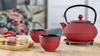 Gietijzeren Beschermende Standaard Voor Een Hete Ketel Pot