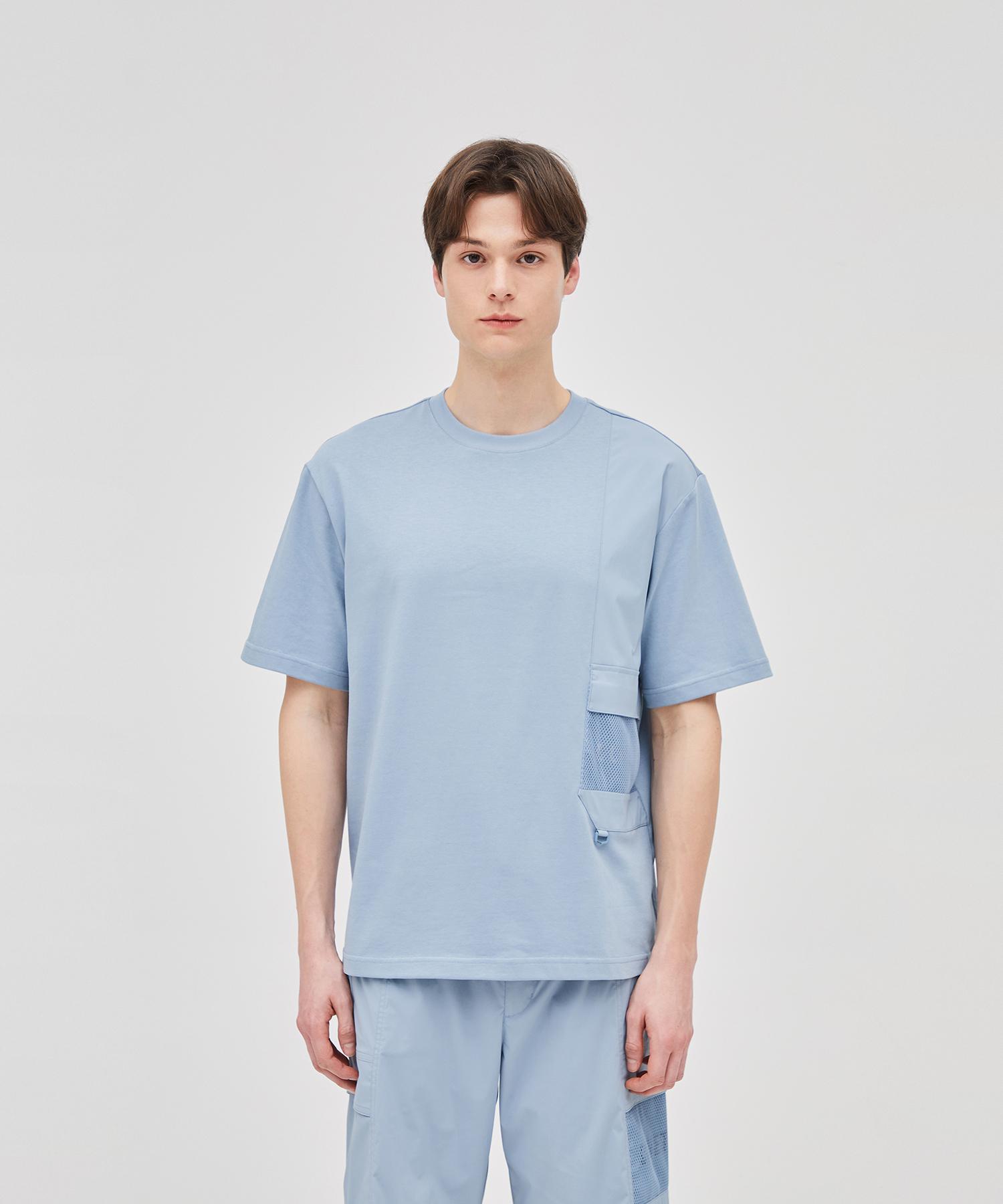 Duvetica Greeny Top (Dark Grey) (Men S Short Sleeve T-Shirt) L/Free