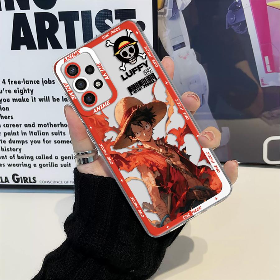 

Мягкий чехол для телефона Samsung Galaxy A51 A21s A12 A52 A72 A31 A71 A50 A32 A16 A17 A52s Аниме Луффи Зоро Galaxy A22 5G