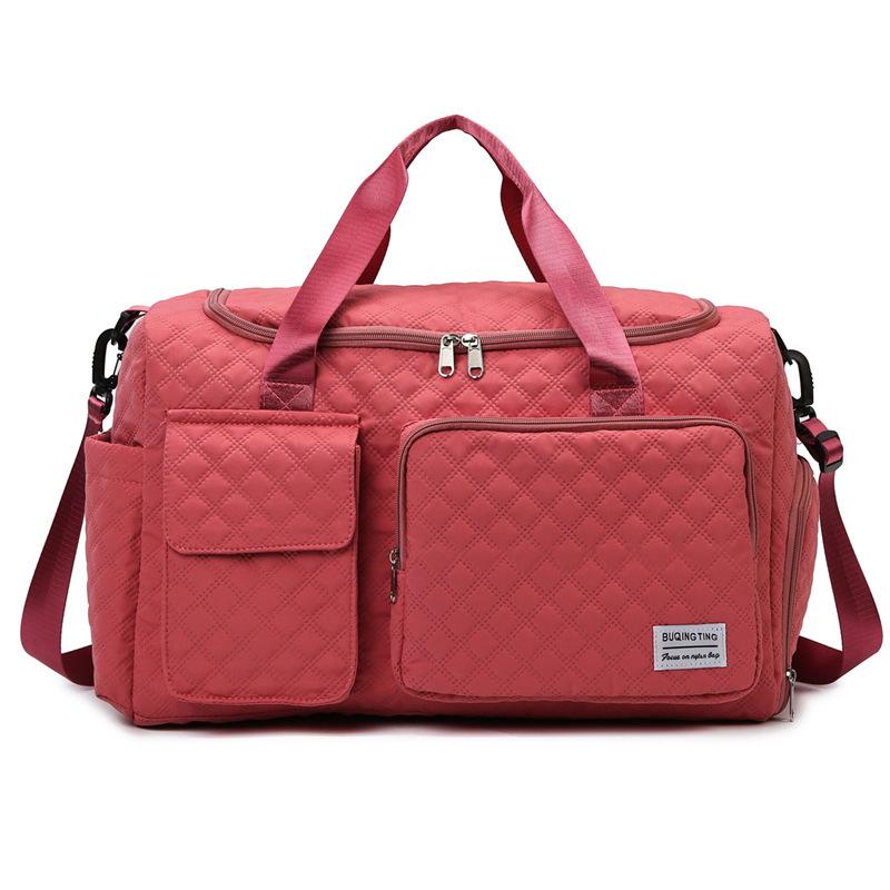 Long and short distance large capacity portable fitness bag leisure travel Oxford cloth travel bag travel sports storage messenger bag