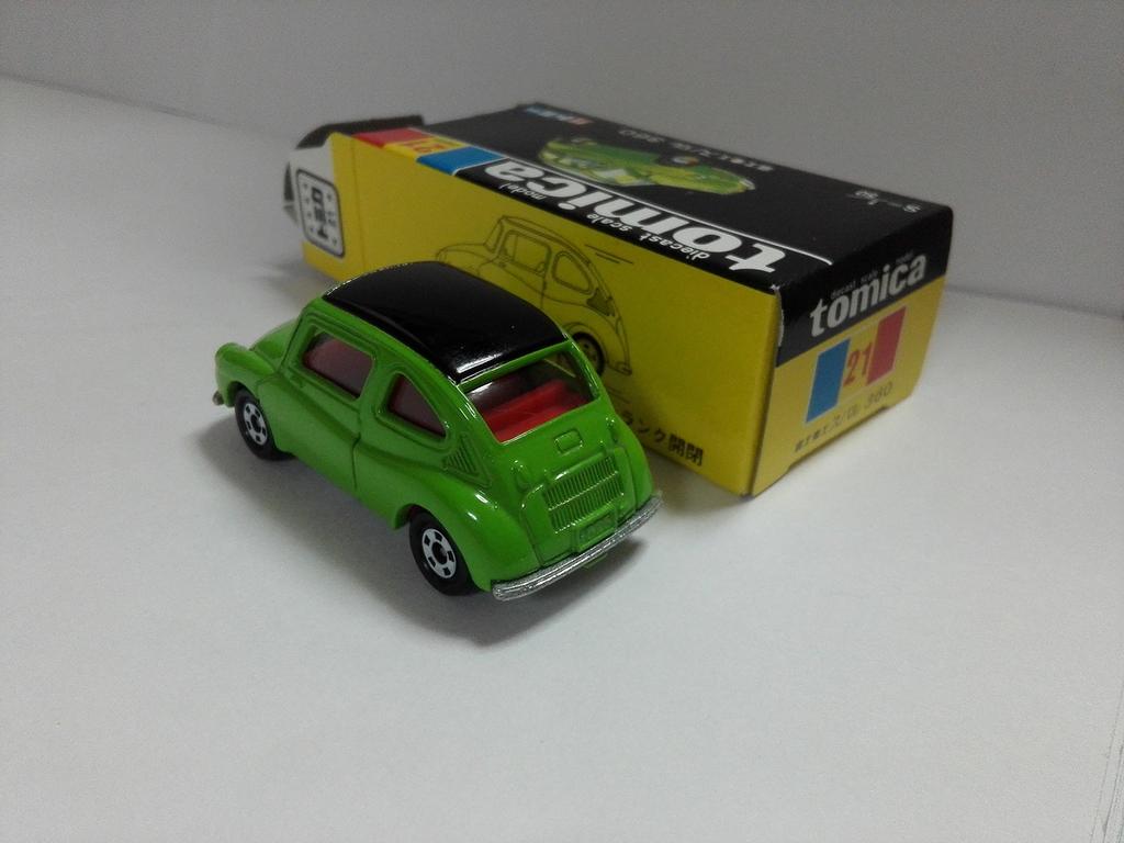 Out-of-print Tomica Tomica Black Box (Reprint) No. 21 Subaru 360 Crazy Miniature Car Circle with case, shipped from Amazon warehouse