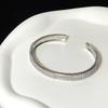 Light Luxury High-End Full Diamond Zircon Bracelet Niche Design Simple Fashion Luxury Temperament Jewelry