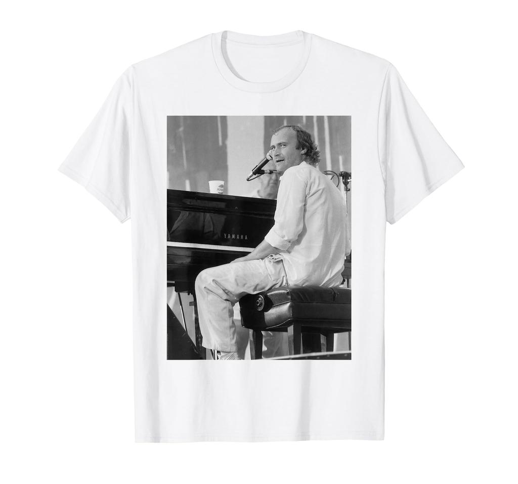 Phil Collins Live Aid Concert JFK Stadium Philadelphia T-Shirt