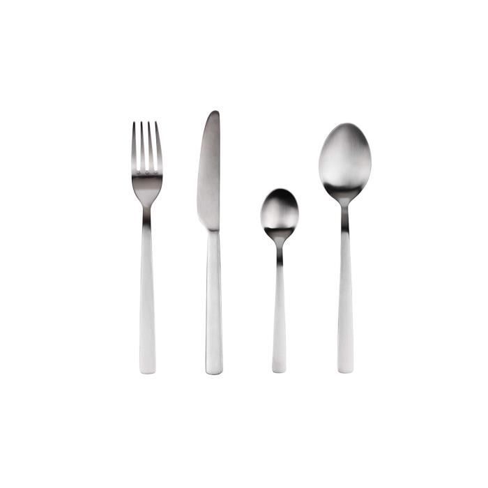 Couverts - GENERIQUE - Ensemble 24 Unit. - Acier Inoxydable Recyclé - Mate Root Sg7770 San Ignacio