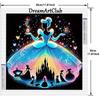 Disney Diamond Painting Princess Silhouette Diamond Embroidery Cartoon Mosaic Art Picture Cross Stitch Kits Home Decor