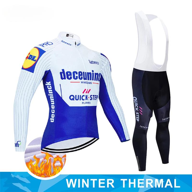 

Winter Pro Cycling Jerseys Suit Men Long Sleeves Fleece Warm Shirts Bicycle Clothing Mountain Bike Jersey Outfit Windbreaker XXL