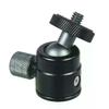 Mini Ball Head 1/4" Screw Mount 360 Swivel For Camera Camcorder DV LED Light Bracket Tripod Action Camera Stand