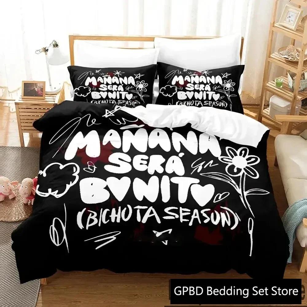 

3D Print Karol G Manana Sera Bonito Bichota Comfortable Duvet Quilt Cover Pillowcase Bedding Set Bedroom Decoration Home Textile 70x133cm