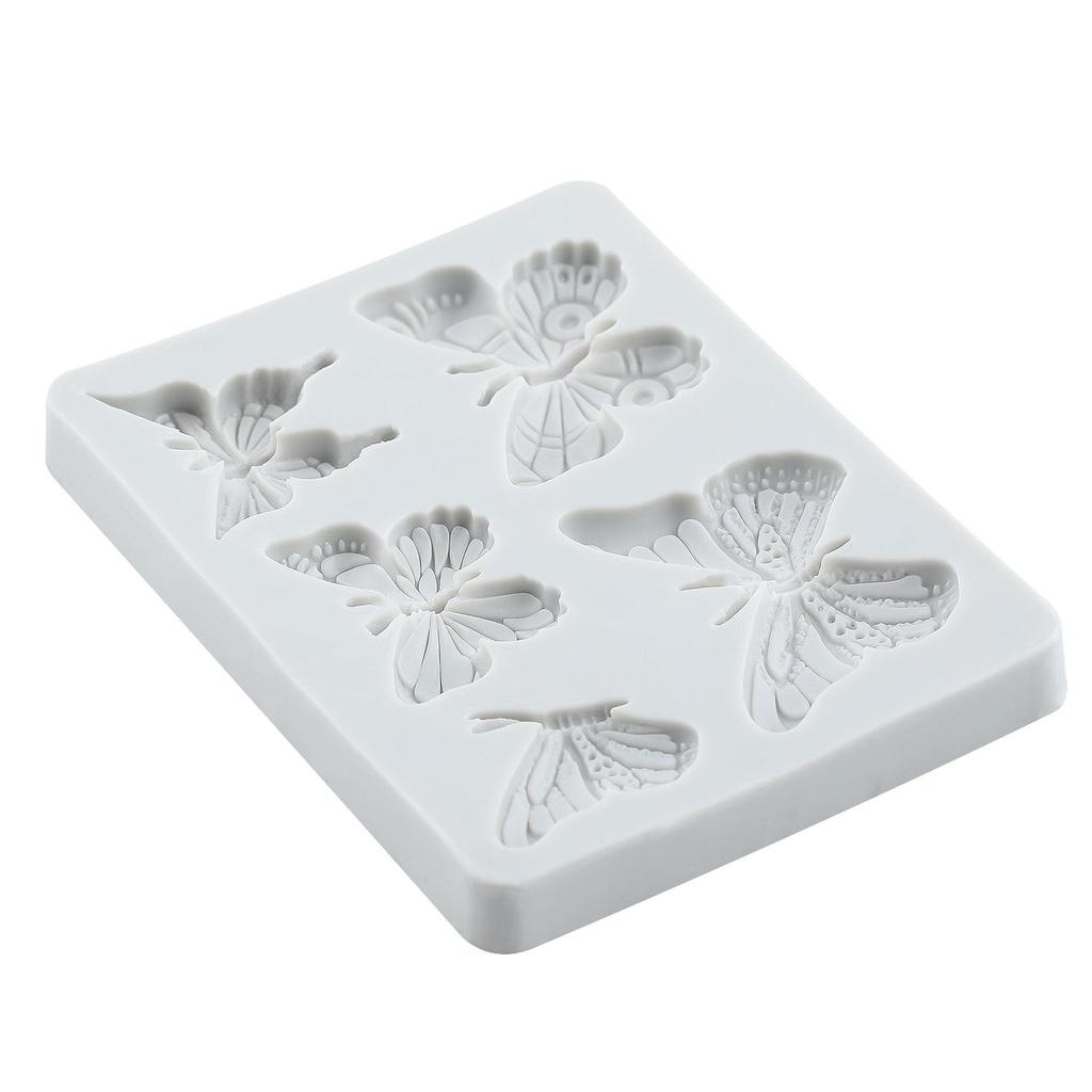 Butterfly Silicone Molds Butterfly Fondant Mold Cake Decorating Tools Cupcake Topper Chocolate Candy Craft Gum Paste Polymer Clay