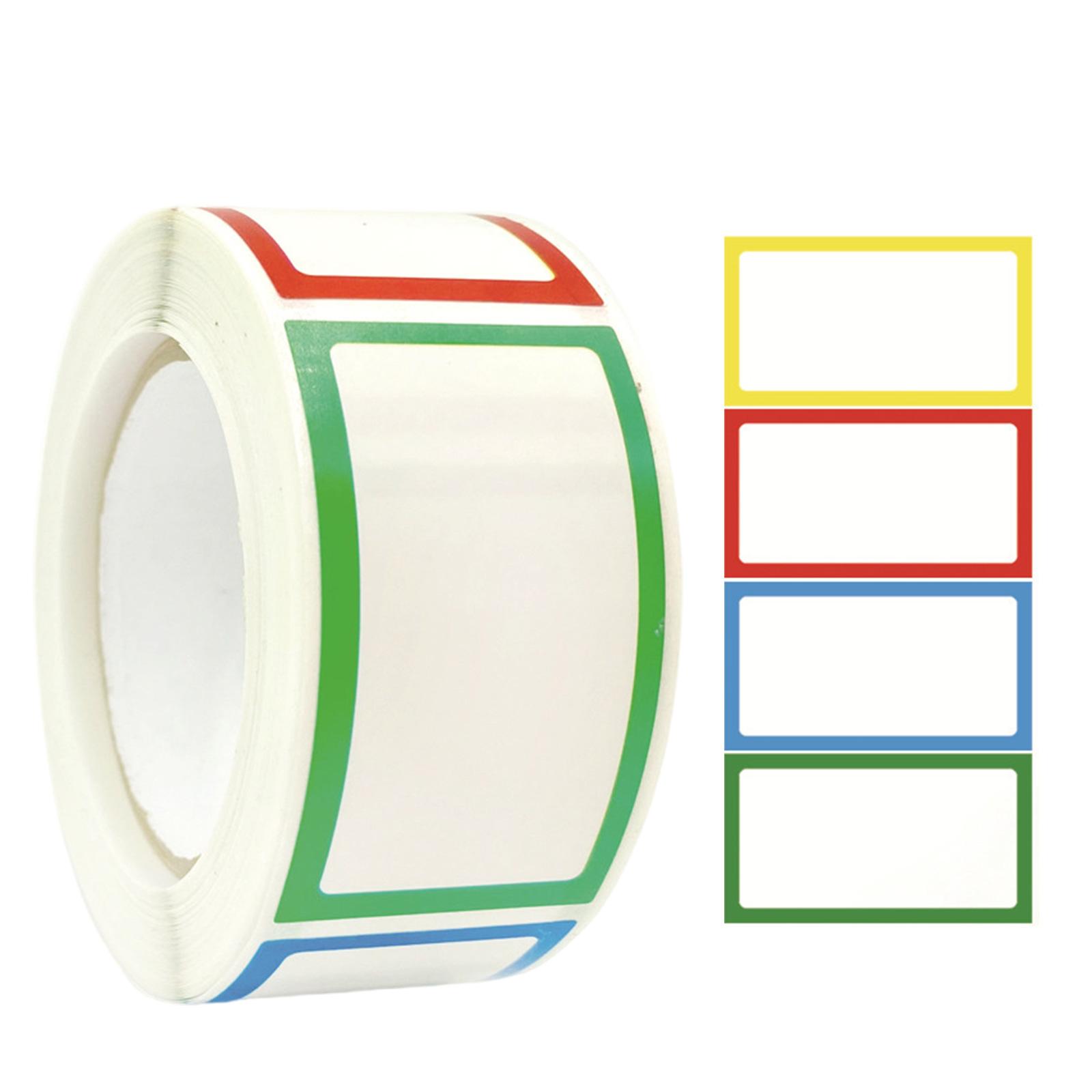 

250 шт. красочные наклейки с именами с рамкой 1,77x1 дюйм самоклеящиеся этикетки с именами стеклянные банки этикетки для школы офис кухня