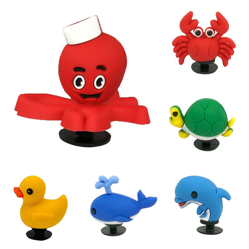 Cartoon Animal Rabbit Dinosaur Garden Shoes Flower Buckle Shoe Decoration Sandal Accessories Kids Gift