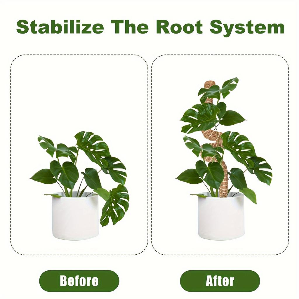 Moss Poles for Climbing Plants Monstera, Indoor Deformable Climbing Plant Stakes,Garden Trellis Plant Stick Stakes for Potted Plants Like Vine Orchid