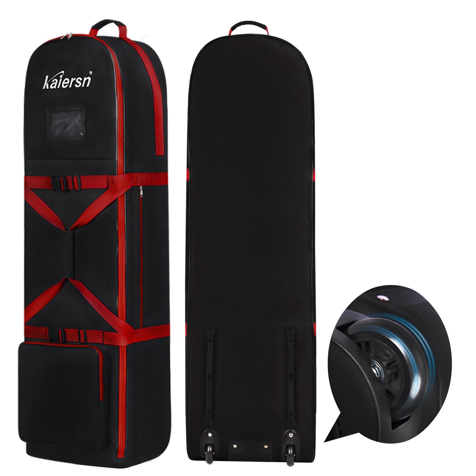 

Kaiersn Golf Aviation Bag Large-capacity Foldable Airplane Travel Golf Bag Airplane Transportation Golf Travel Case красный