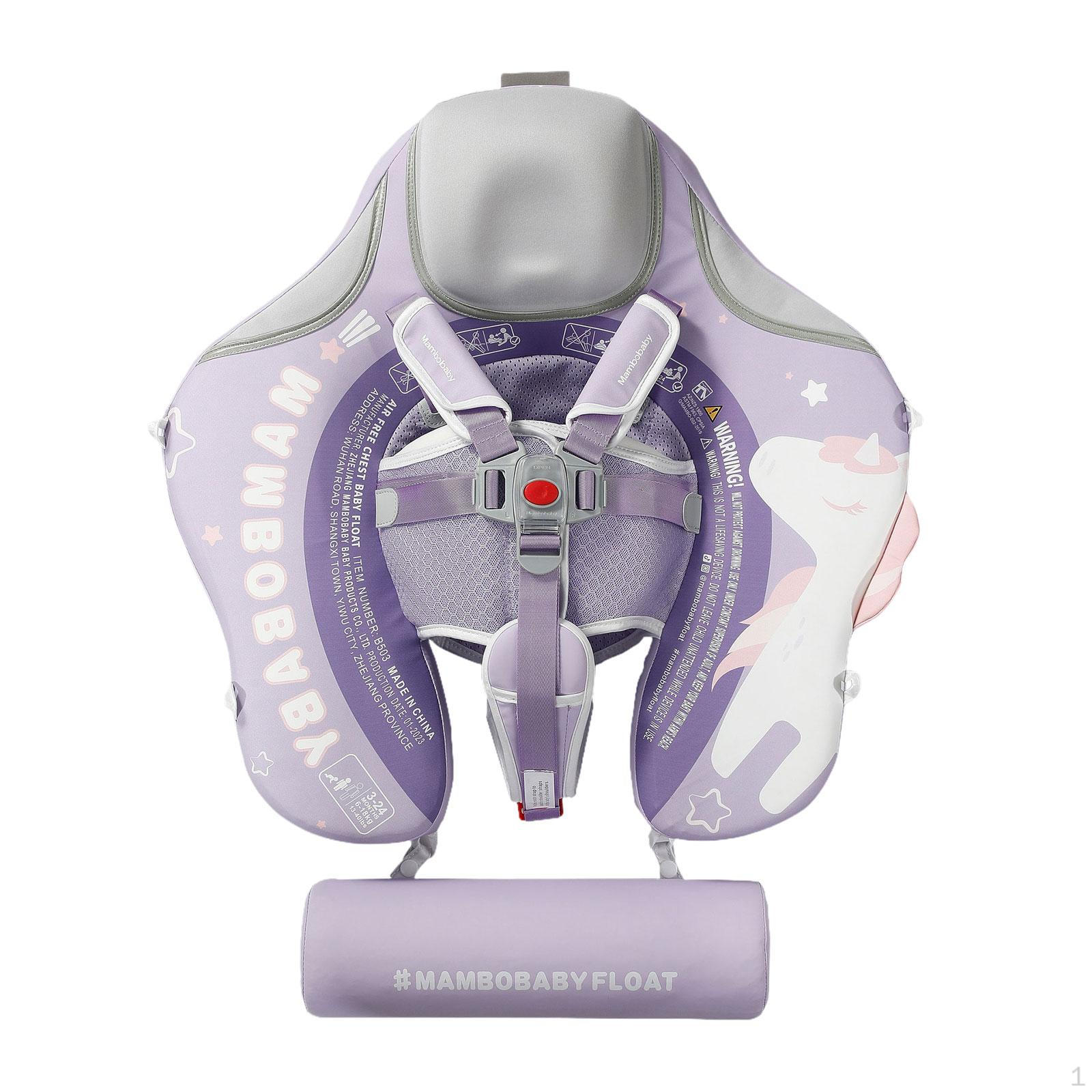 

Детский поплавок для плавания с навесом, ненадувной, мягкий, устойчивый для младенцев, для бассейна, фиолетовый фиолетовый