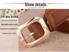 Women's Pin Buckle Leather Belt - New, Stylish & Versatile Korean Casual Cowhide Design