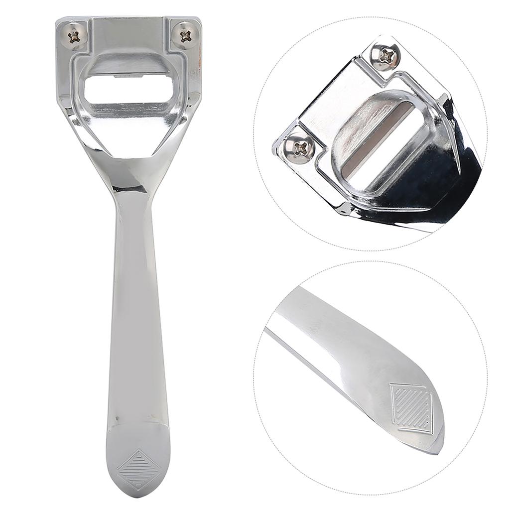 Leather Cutter US Type Carving Tools Craft Collection Alloy Portable for Hand Made Material(Silver
