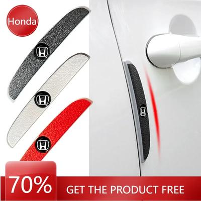 XR Car New Honda 4Pcs Car Door Anti-Collision Strip Rearview Mirror Protection Sticker For Honda Civic Fit City Cry Accord CB5